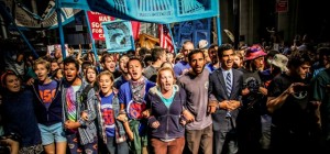 Activists "Flood Wall Street" day after People's Climate March 