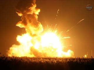 NASA Rocket Explodes During Launch