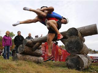 Wife-Carrying Contest Brings Finnish Tradition Stateside
