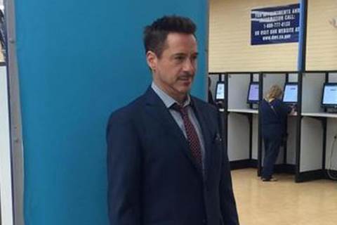 Robert Downey Jr. Tweets His Trip to the DMV