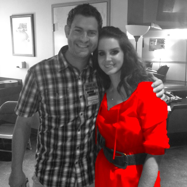 Check out Tony Zazza and @lanadelrey hanging out #backstage. Clearly Tony is kind of a big deal. Get more cool stuff like this at KVIL.com