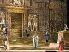 A scene from Franco Zeffirelli's production of 'Aida' at Milan's famed La Scala opera house