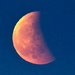 The moon glowing red over Katmandu, Nepal, Wednesday during a total lunar eclipse. Known as a “blood moon” because of the coppery color, it was the second of four such eclipses over a two-year period that will end next September. The first was in April.