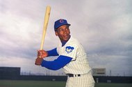 The great Ernie Banks, Mr. Cub, in 1967.