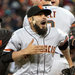 The Giants celebrated in Detroit after sweeping the Tigers in four games to become the 2012 World Series champions.