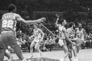 The Knicks acquired Jim Cleamons (35) as a free agent in October 1978, which, in turn, led to Walt Frazier (11) being shipped to Cleveland.