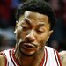 Derrick Rose, right, during the preseason. Rose is expected to play his 11th regular-season game since April 2012 on Wednesday.