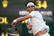 Rafael Nadal's forehand, which was chosen as the best among the men's players, will not be seen at this year's U.S. Open.