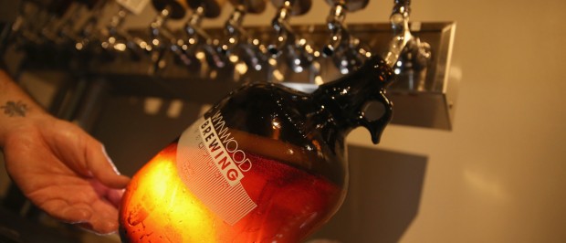 A growler of beer is poured at Wynwood Brewing Company on April 25, 2014 in Miami, Florida. (Photo: Joe Raedle/Getty Images)