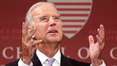 PHOTO: Vice President Joe Biden speaks at Harvard Universitys Kennedy School of Government in Cambridge, Mass.