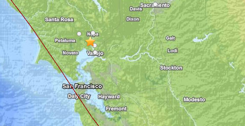 Magnitude 6.0 Earthquake in California