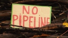 Kinder Morgan Burnaby Mountain pipeline protest sign