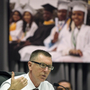 Los Angeles Unified School District Superintendent John Deasy, seen in a photo taken last year, says his resignation Thursday was "by mutual agreement."