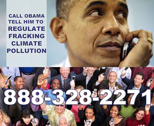 Photo: It's time to pick up the phone. 

Call President Obama now and tell him to directly regulate methane from fracking! 888-328-2271

Please let us know how your call went in the comments.