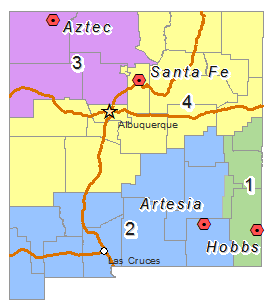 OCD District Map