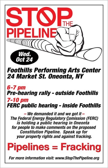 Stop the Pipeline Flyer