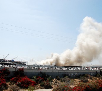 The 2010 explosion and fire at the &#039;Pick Your Part&#039; junkyard in Wilmington, CA took more than 30 hours to extinguish, releasing particulate matter, dioxins and heavy metals across neighboring communities.