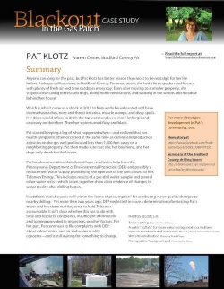 Blackout Case Study 3 - Pat Klotz
