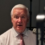 Governor Tom Corbett speaks about taxing the Marcellus Shale in an interview at WHYY in Philadelphia