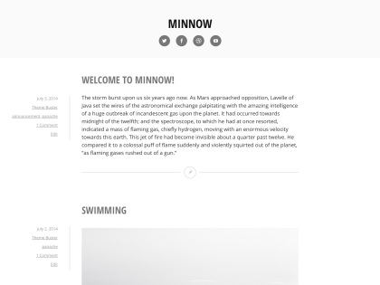 Minnow WordPress Theme
