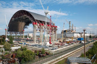 An arch being constructed in Chernobyl, Ukraine, will allow the cleanup of the world's worst civilian nuclear disaster to begin its final stage.