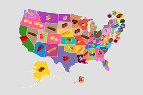 The United States of candy