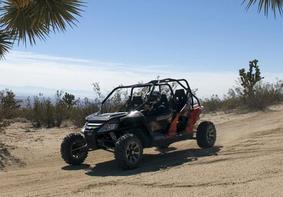 An off-road vehicle on a trail in the hills above Randsburg, Calif., on October 26, 2013. 