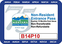 image of nonresident park entrance pass and link to online licensing service