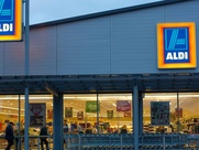 Aldi grocery store exterior