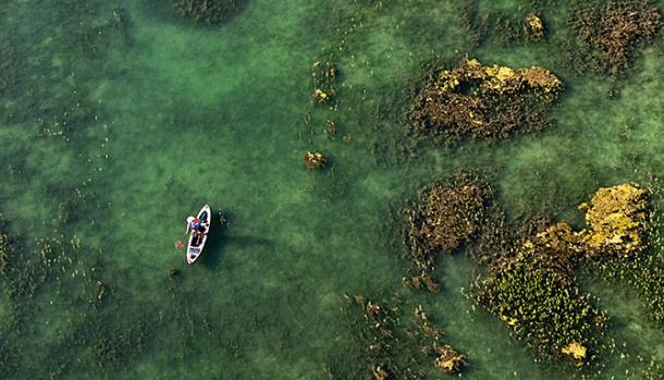 Kayaker in Devils River