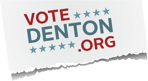 Vote Denton logo