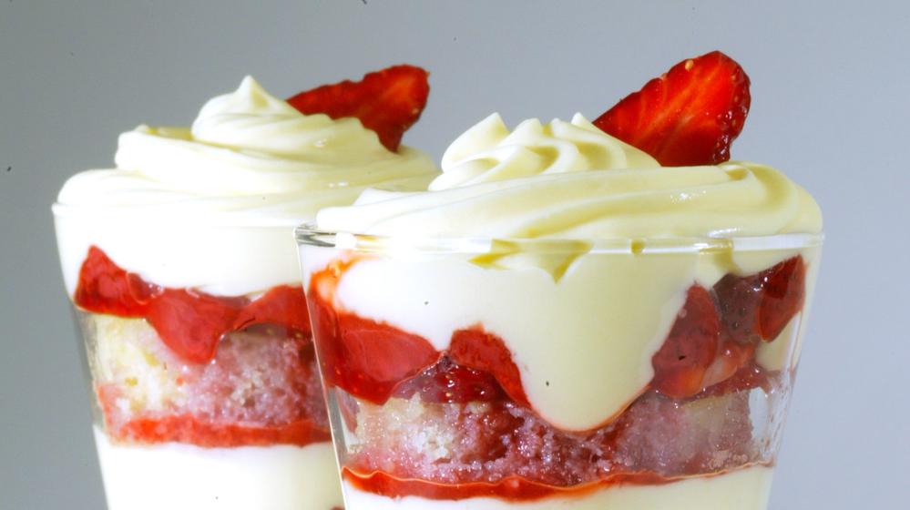 Water Grill’s strawberry trifle