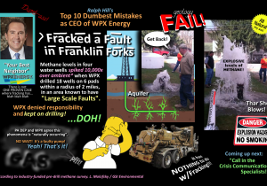 Ralph Hill's Biggest F*ckups as CEO of WPX Energy #1: Fracking a Fault in Franklin Forks