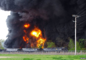 Shale Oil Bomb Train Explodes in Virginia