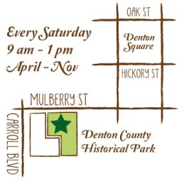 map of Denton Community Market
