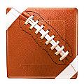 Football Fan - 10in Square Plates - 8 count
