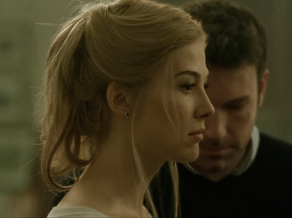 Rosamund Pike and Ben Affleck in "Gone Girl."