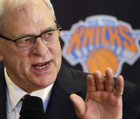 Phil Jackson, James Dolan, executive chairman of the Madison Square Garden Company