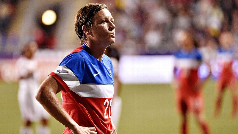 Abby Wambach's four goals Sunday gave her 18 in World Cup qualifiers, breaking Michelle Akers' team record.