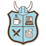 Take the NaNoWriMo challenge, and proudly display the Viking crest!