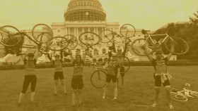The sun on our backs: Vote Solar bikes from NYC to DC rollover