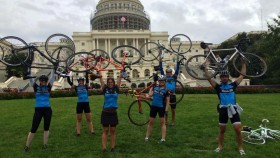 The sun on our backs: Vote Solar bikes from NYC to DC
