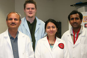 Dr. Singh and researchers at TIEHH.