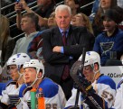 Head coach Ken Hitchcock of the St. Louis Blues leads his team against the Colorado Avalanche at the Pepsi Center on February 20, 2013 in Denver, Colorado. The Avalanche defeated the Blues 1-0 in overtime.
(February 19, 2013 - Source: Doug Pensinger/Getty Images North America)