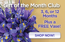 Organic Flower of the Month, Organic Roses of the Month, Organic Fruit of the Month Clubs