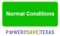 Green - Normal Conditions - Conservation Encouraged