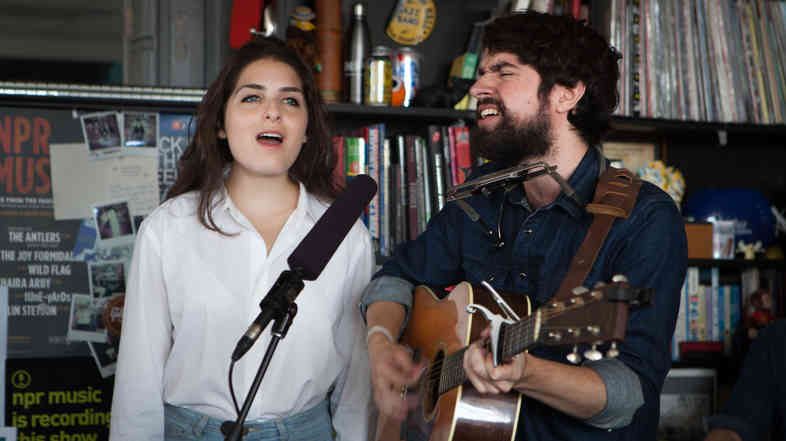 Anthony D'Amato and Katy Pinke perform a Tiny Desk Concert September 30, 2014.