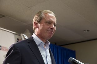 Lt. Gov. David Dewhurst delivering his concession speech after losing his re-election bid on May 27, 2014.