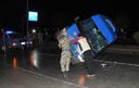 Eskişehir'de askeri minibüs devrildi: 2 yaralı