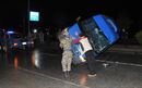 Eskişehir'de askeri minibüs devrildi!